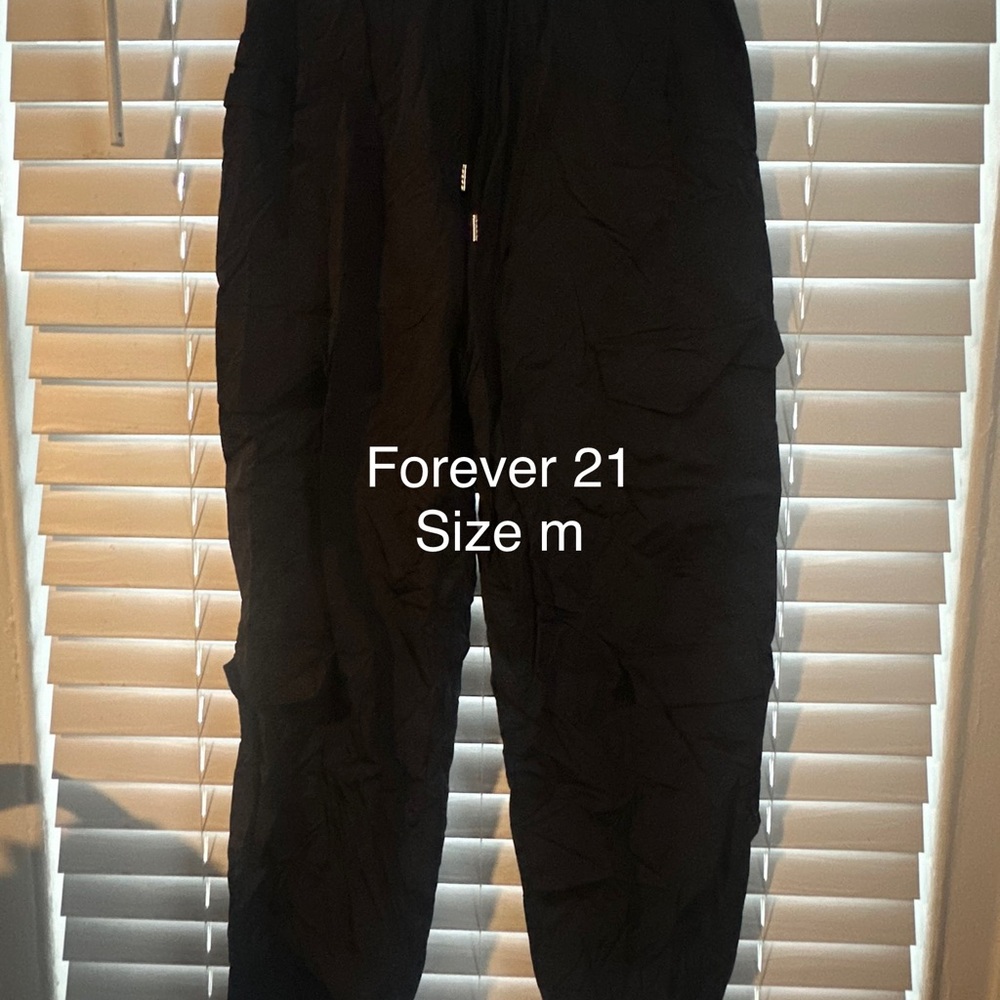 Forever 21 Black Jogger Pants